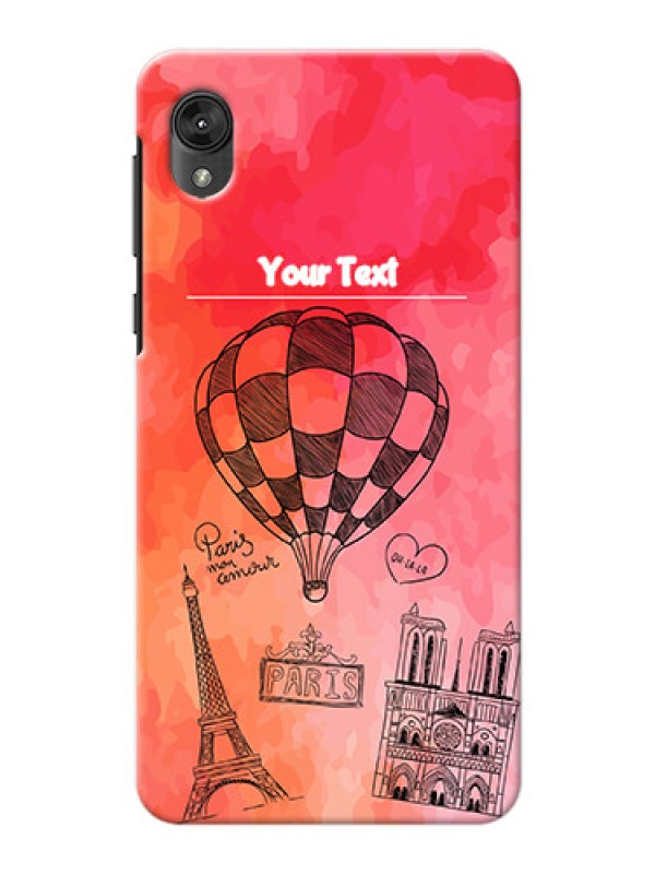 Custom Motorola E6 Personalized Mobile Covers: Paris Theme Design
