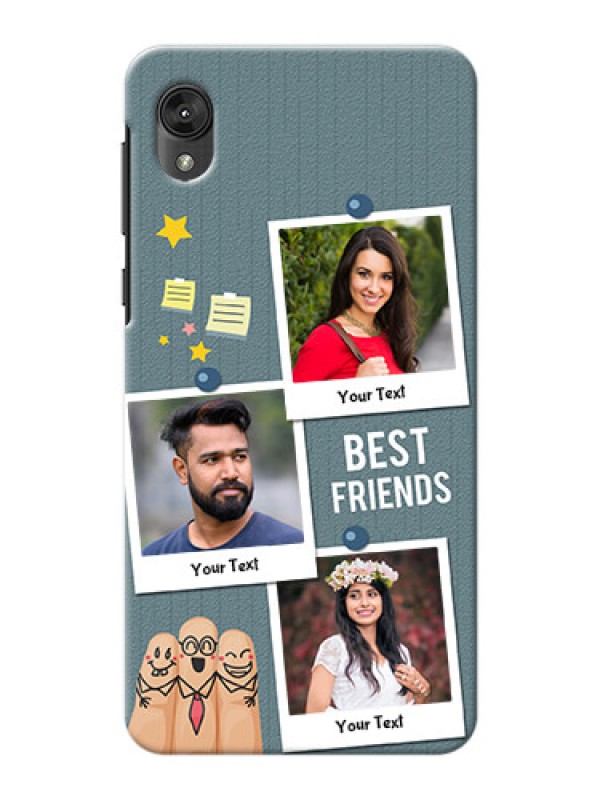 Custom Motorola E6 Mobile Cases: Sticky Frames and Friendship Design