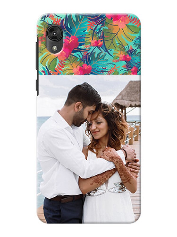 Custom Motorola E6 Personalized Phone Cases: Watercolor Floral Design