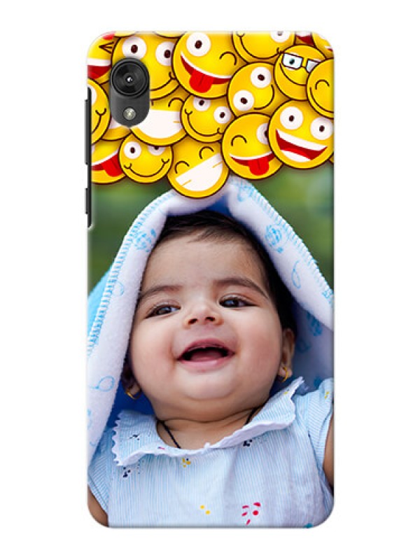 Custom Motorola E6 Custom Phone Cases with Smiley Emoji Design