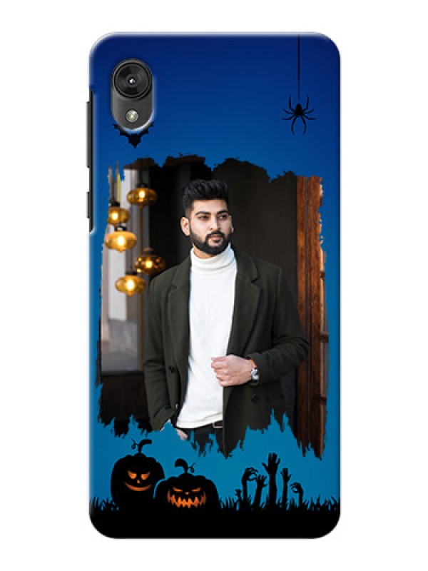 Custom Motorola E6 mobile cases online with pro Halloween design 