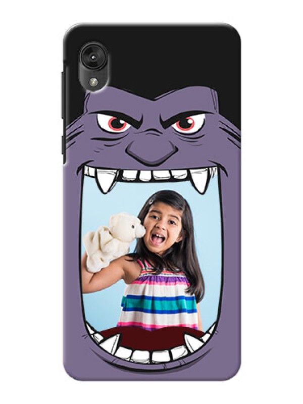Custom Motorola E6 Personalised Phone Covers: Angry Monster Design