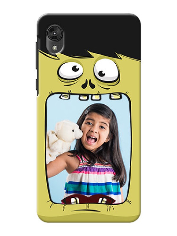 Custom Motorola E6 Mobile Covers: Cartoon monster back case Design