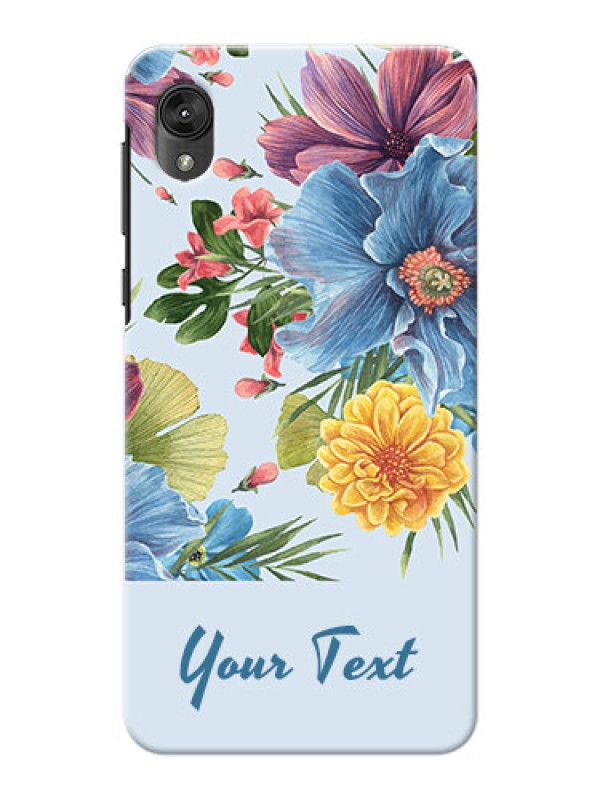 Custom Moto E6 Custom Phone Cases: Stunning Watercolored Flowers Painting Design
