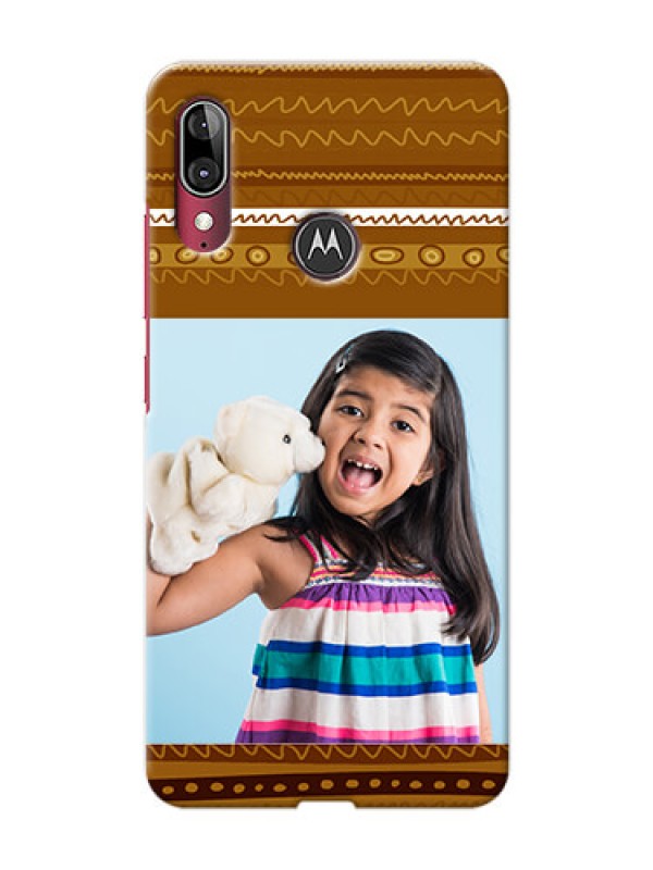 Custom Moto E6s Mobile Covers: Friends Picture Upload Design 