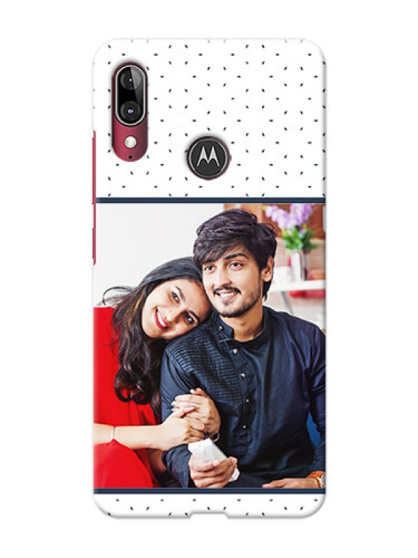 Custom Moto E6s Personalized Phone Cases: Premium Dot Design
