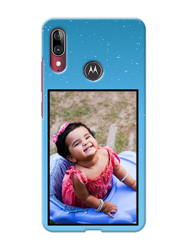 Custom Moto E6s Phone Covers: Wave Pattern Colorful Design