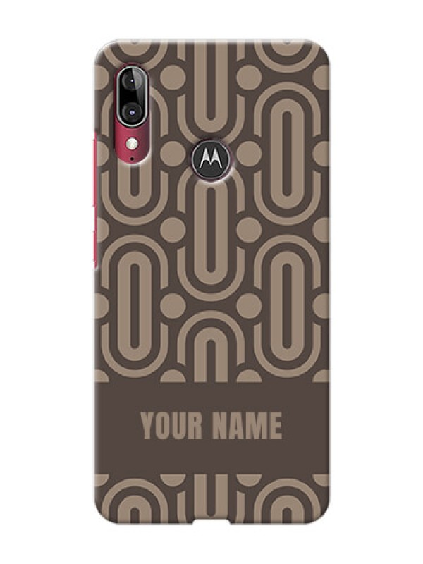 Custom Moto E6S Custom Phone Covers: Captivating Zero Pattern Design