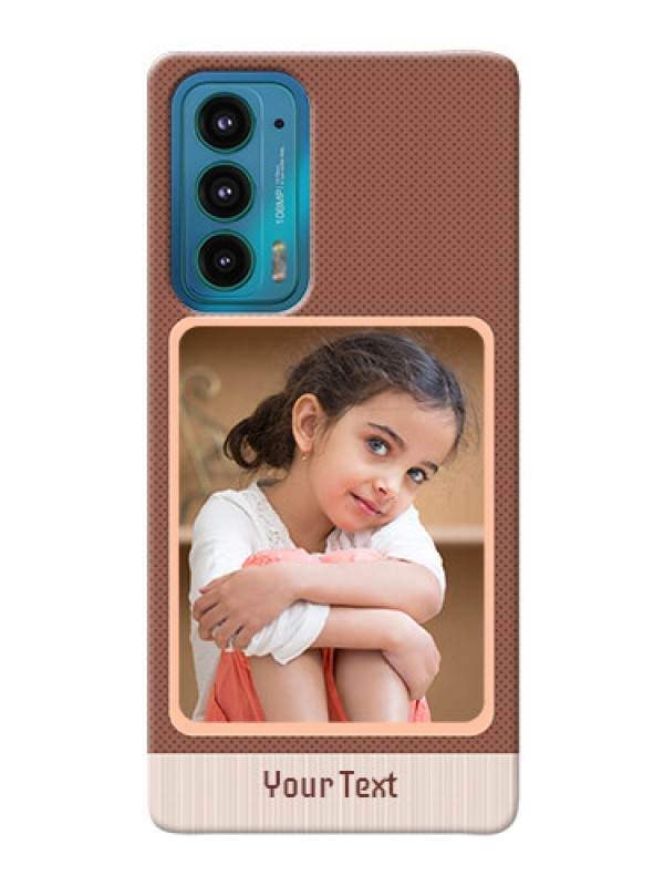 Custom Motorola Edge 20 5G Phone Covers: Simple Pic Upload Design