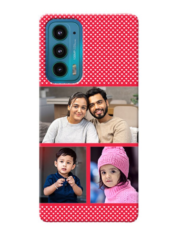 Custom Motorola Edge 20 5G mobile back covers online: Bulk Pic Upload Design