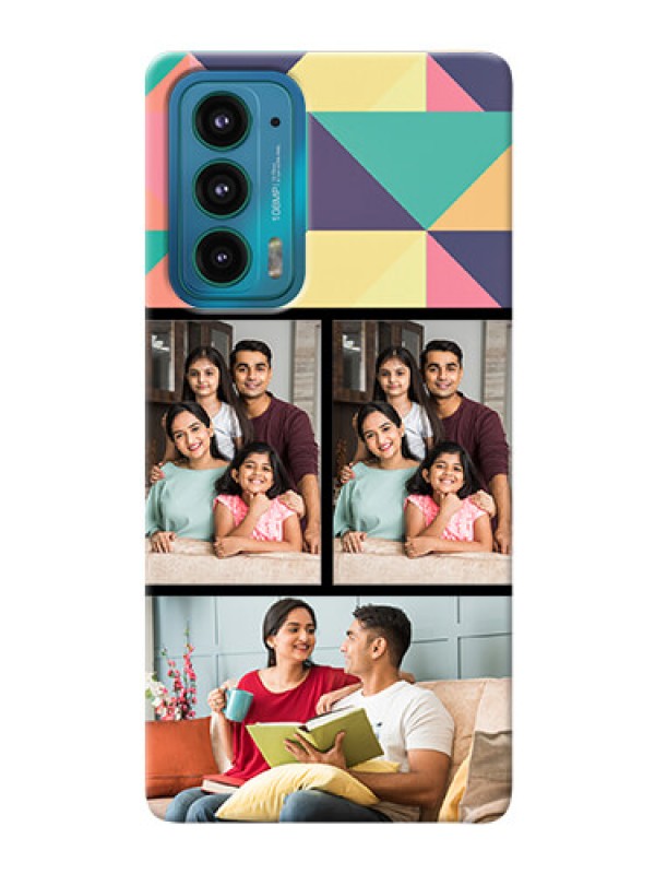 Custom Motorola Edge 20 5G personalised phone covers: Bulk Pic Upload Design