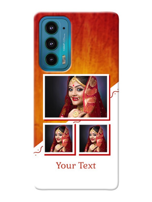 Custom Motorola Edge 20 5G Personalised Phone Cases: Wedding Memories Design