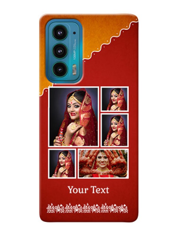 Custom Motorola Edge 20 5G customized phone cases: Wedding Pic Upload Design