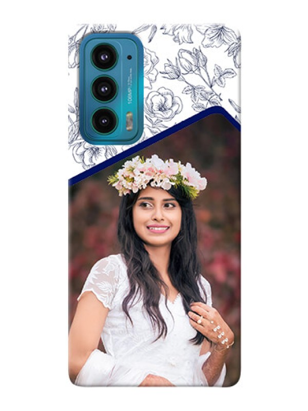 Custom Motorola Edge 20 5G Phone Cases: Premium Floral Design
