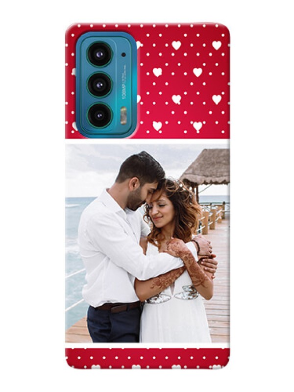 Custom Motorola Edge 20 5G custom back covers: Hearts Mobile Case Design