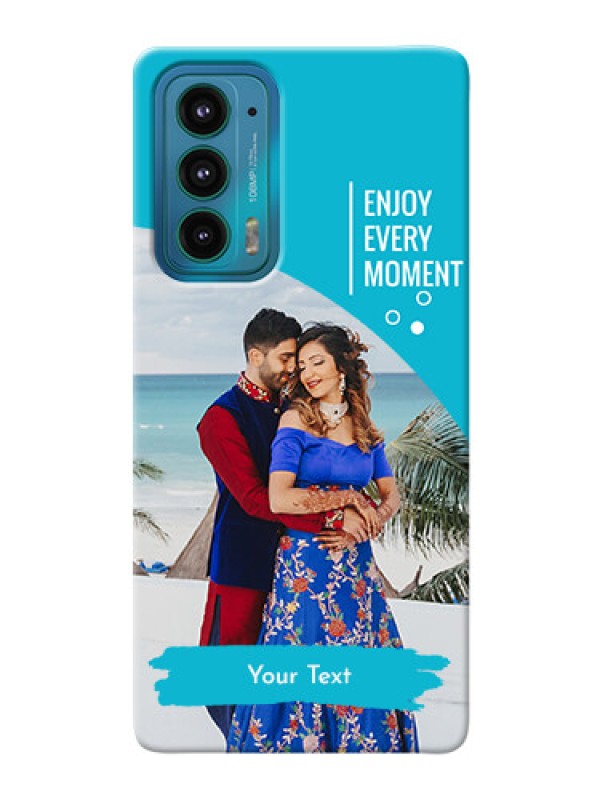 Custom Motorola Edge 20 5G Personalized Phone Covers: Happy Moment Design