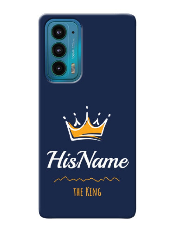 Custom Motorola Edge 20 5G King Phone Case with Name