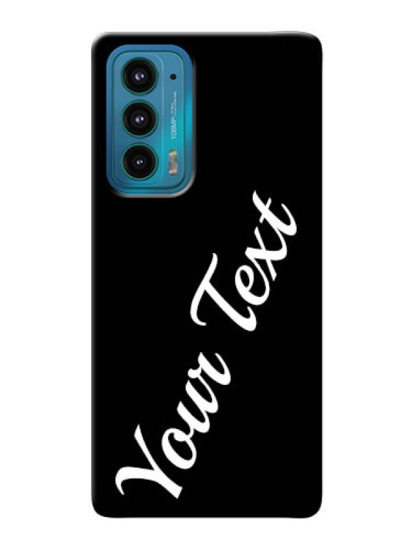 Custom Motorola Edge 20 5G Custom Mobile Cover with Your Name