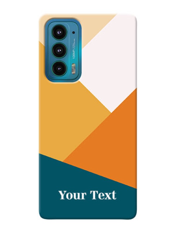 Custom Moto Edge 20 5G Custom Phone Cases: Stacked Multi-colour Design