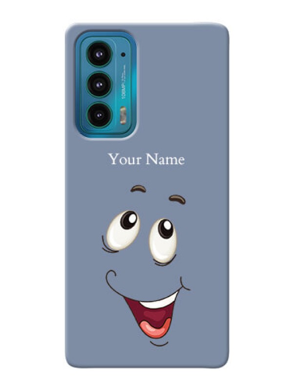 Custom Moto Edge 20 5G Phone Back Covers: Laughing Cartoon Face Design