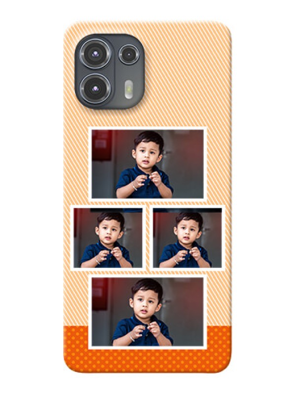 Custom Motorola Edge 20 Fusion 5G Mobile Back Covers: Bulk Photos Upload Design