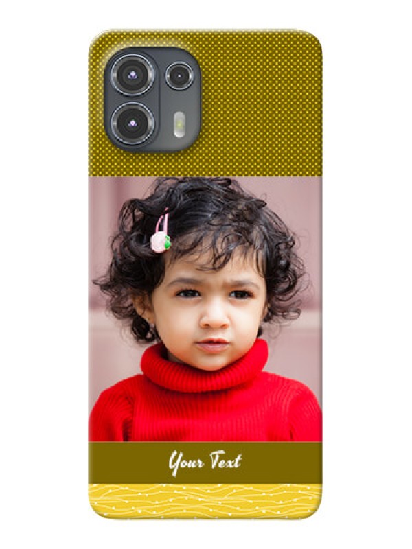 Custom Motorola Edge 20 Fusion 5G custom mobile back covers: Simple Green Color Design