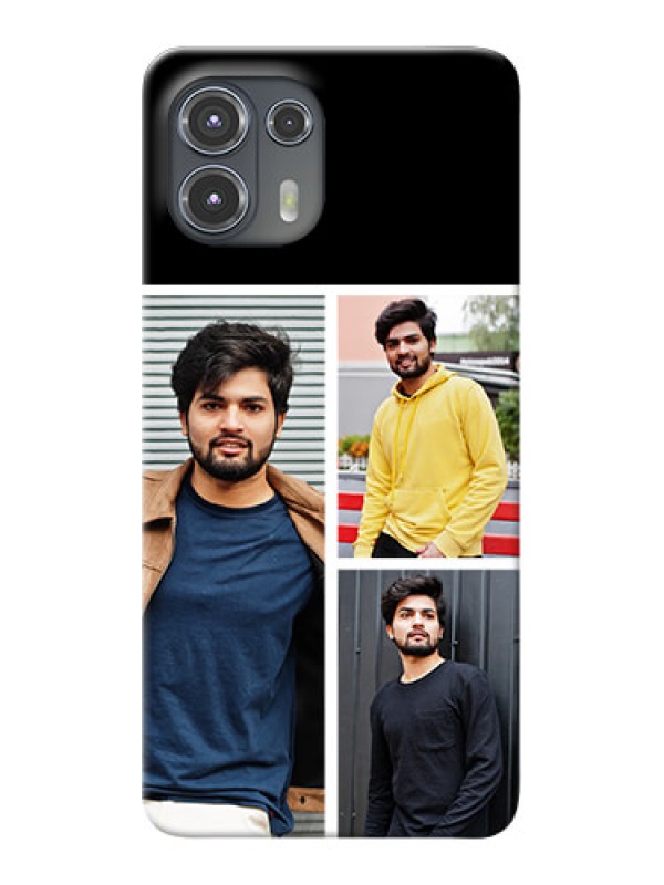 Custom Motorola Edge 20 Fusion 5G Custom Mobile Cover: Upload Multiple Picture Design