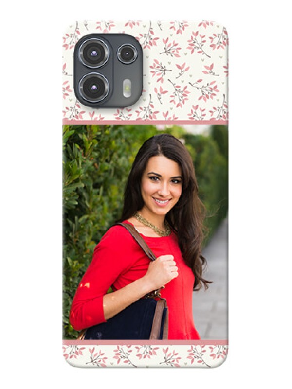 Custom Motorola Edge 20 Fusion 5G Back Covers: Premium Floral Design