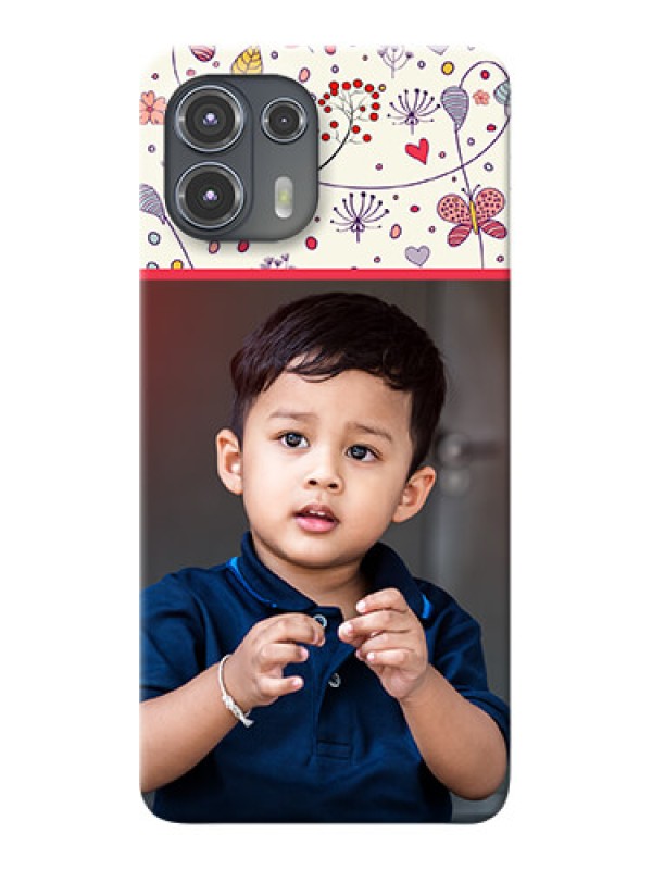 Custom Motorola Edge 20 Fusion 5G phone back covers: Premium Floral Design