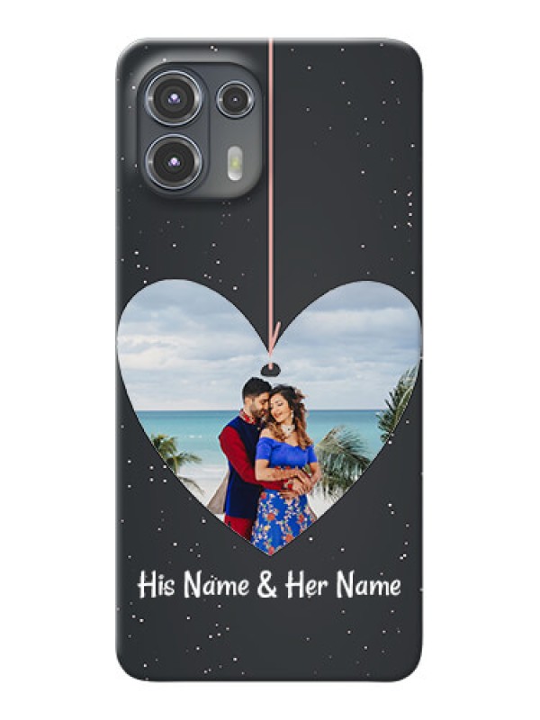 Custom Motorola Edge 20 Fusion 5G custom phone cases: Hanging Heart Design