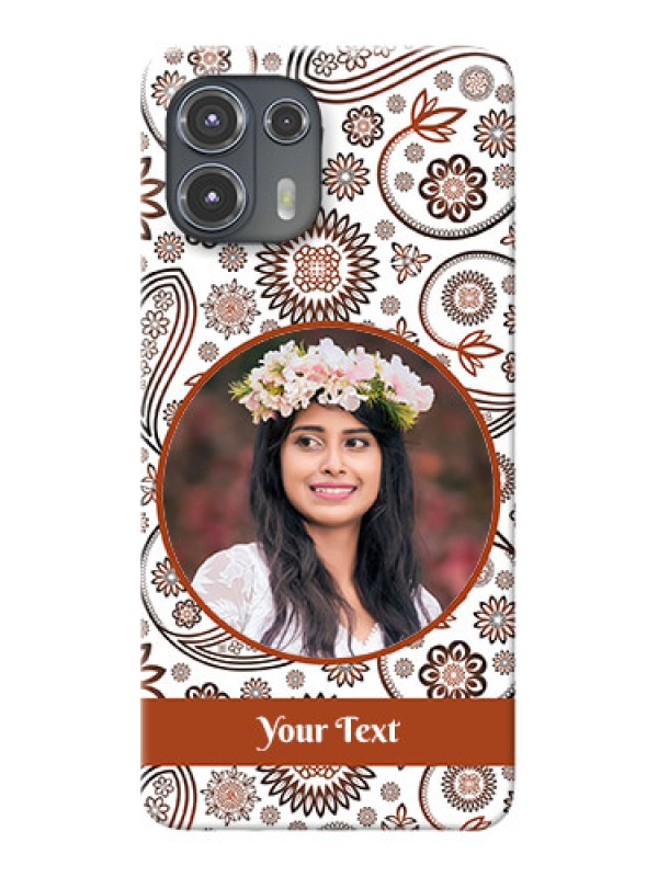 Custom Motorola Edge 20 Fusion 5G phone cases online: Abstract Floral Design 