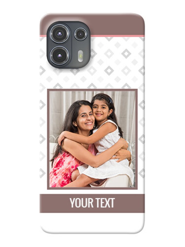 Custom Motorola Edge 20 Fusion 5G custom back covers: Simple Diamond Design