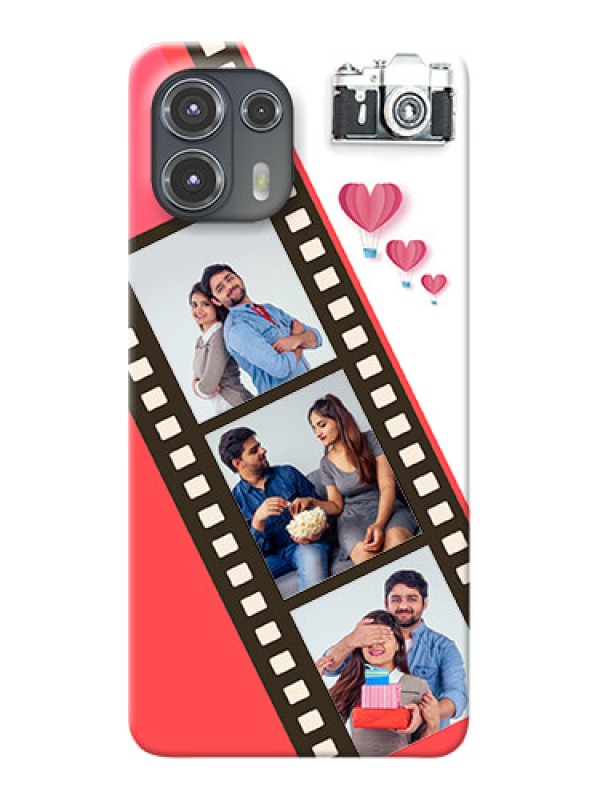 Custom Motorola Edge 20 Fusion 5G custom phone covers: 3 Image Holder with Film Reel