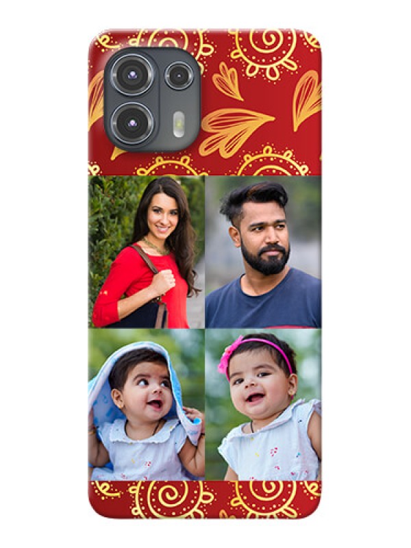 Custom Motorola Edge 20 Fusion 5G Mobile Phone Cases: 4 Image Traditional Design