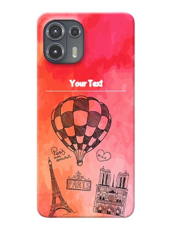 Custom Motorola Edge 20 Fusion 5G Personalized Mobile Covers: Paris Theme Design