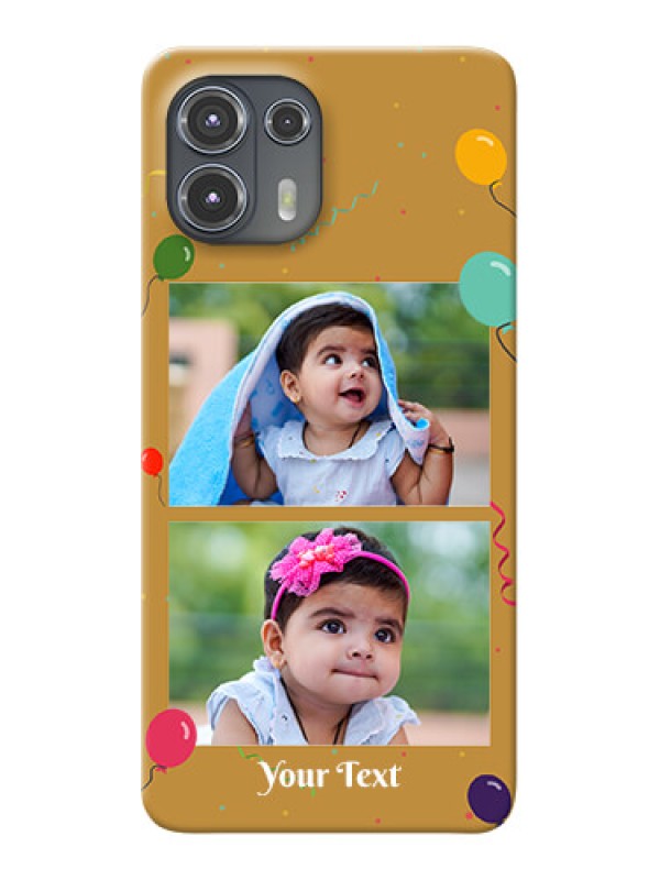 Custom Motorola Edge 20 Fusion 5G Phone Covers: Image Holder with Birthday Celebrations Design