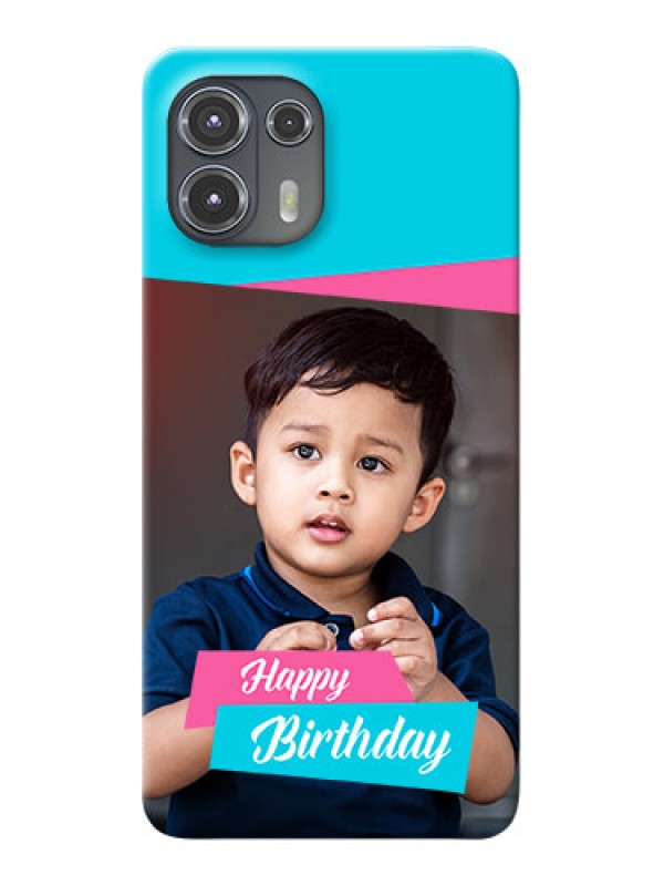 Custom Motorola Edge 20 Fusion 5G Mobile Covers: Image Holder with 2 Color Design