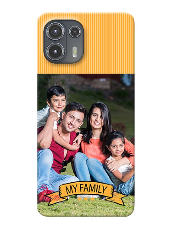 Custom Motorola Edge 20 Fusion 5G Personalized Mobile Cases: My Family Design