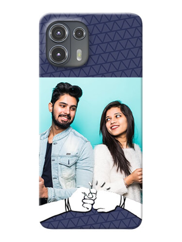 Custom Motorola Edge 20 Fusion 5G Mobile Covers Online with Best Friends Design 