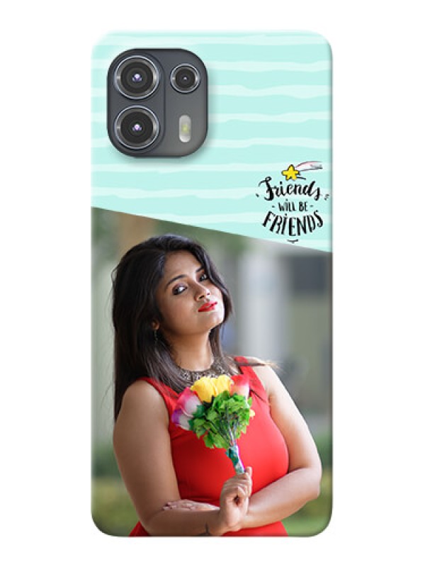 Custom Motorola Edge 20 Fusion 5G Mobile Back Covers: Friends Picture Icon Design