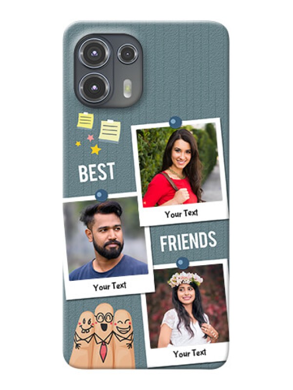 Custom Motorola Edge 20 Fusion 5G Mobile Cases: Sticky Frames and Friendship Design