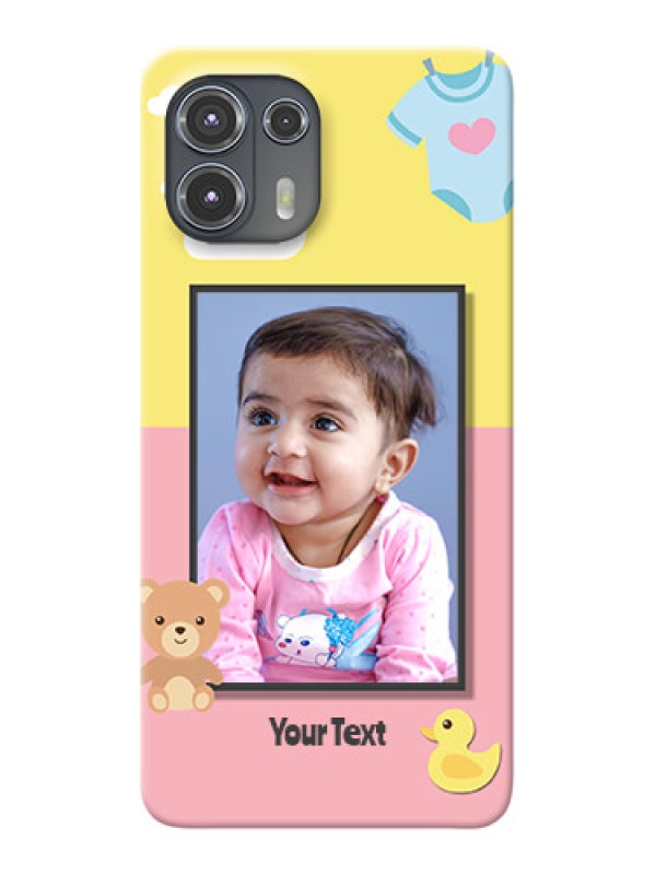 Custom Motorola Edge 20 Fusion 5G Back Covers: Kids 2 Color Design