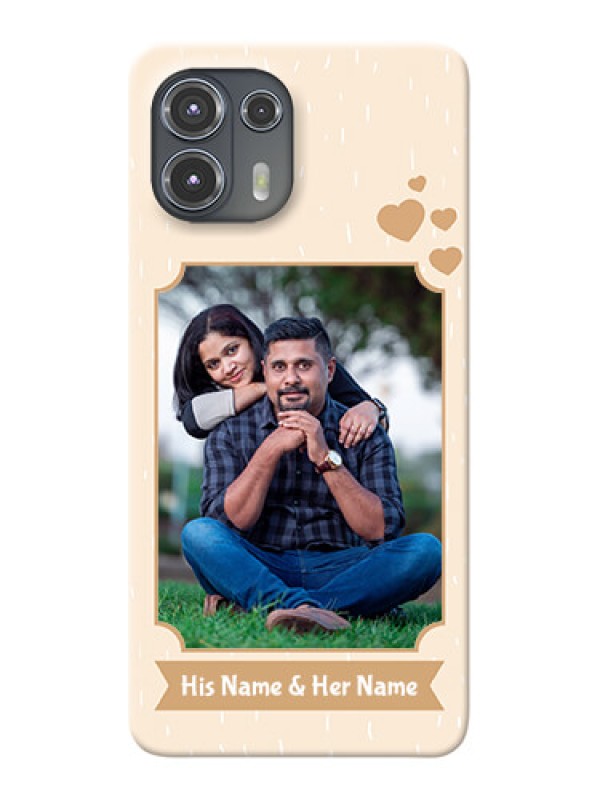 Custom Motorola Edge 20 Fusion 5G mobile phone cases with confetti love design 