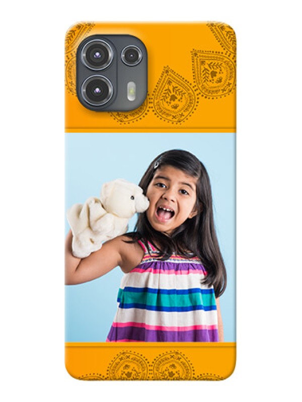 Custom Motorola Edge 20 Fusion 5G custom mobile back covers: Photo Wedding Design 