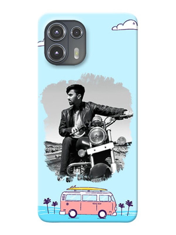 Custom Motorola Edge 20 Fusion 5G Mobile Covers Online: Travel & Adventure Design