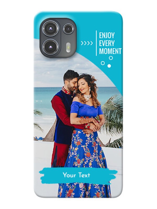 Custom Motorola Edge 20 Fusion 5G Personalized Phone Covers: Happy Moment Design