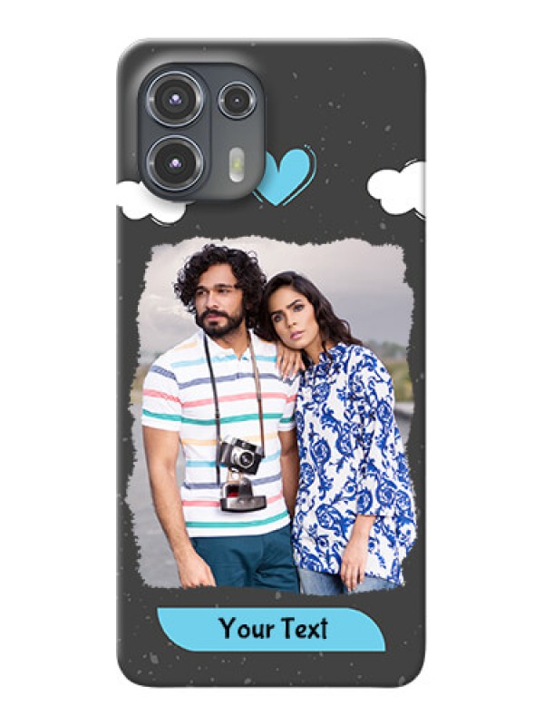 Custom Motorola Edge 20 Fusion 5G Mobile Back Covers: splashes with love doodles Design