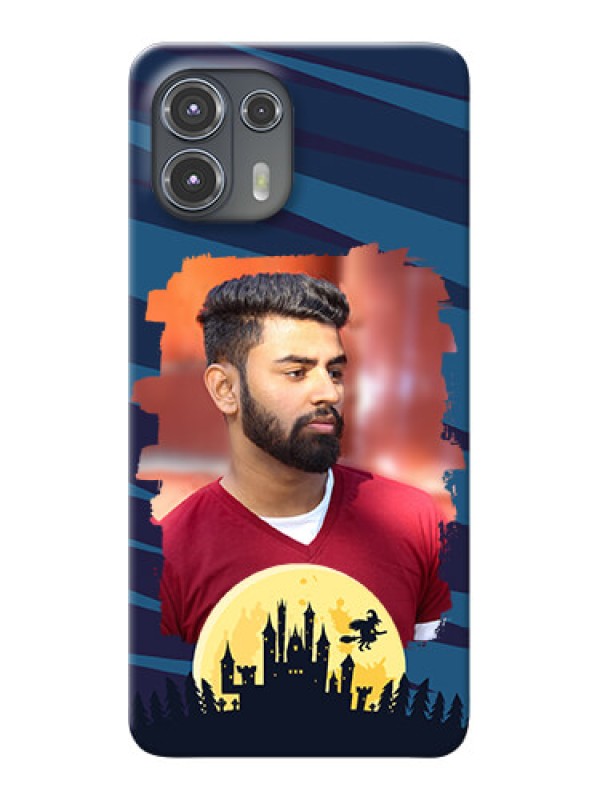 Custom Motorola Edge 20 Fusion 5G Back Covers: Halloween Witch Design 