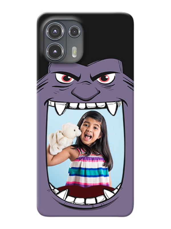 Custom Motorola Edge 20 Fusion 5G Personalised Phone Covers: Angry Monster Design