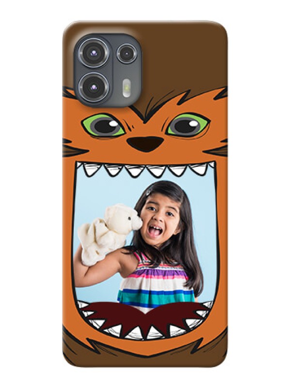 Custom Motorola Edge 20 Fusion 5G Phone Covers: Owl Monster Back Case Design